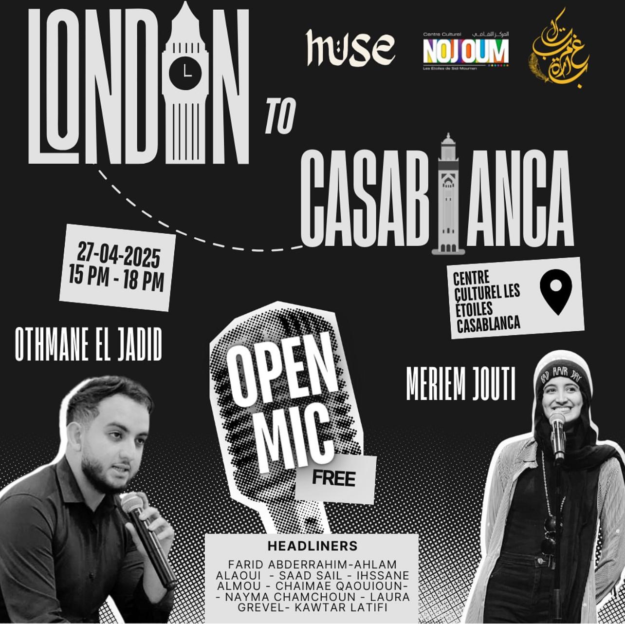 De Londres à Casablanca : Muse, la scène poétique qui traverse les frontières