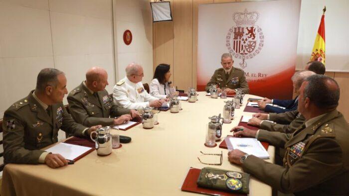 Sebta : Felipe VI réunit les chefs militaires espagnols