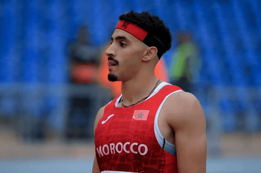 Aymane El Haddaoui en finale du 100 m aux Jeux Paralympiques