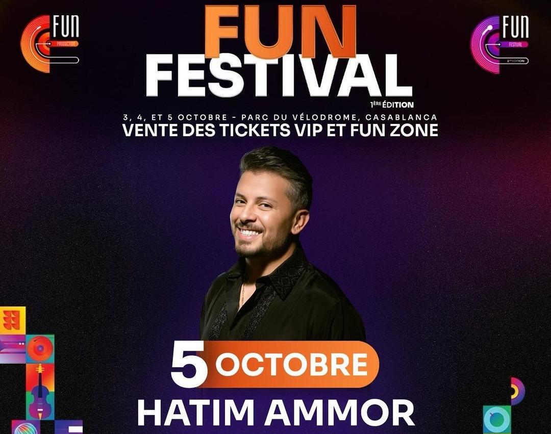 Hatim Ammor rejoint le Fun Festival : trois jours de musique, d’humour et de solidarité