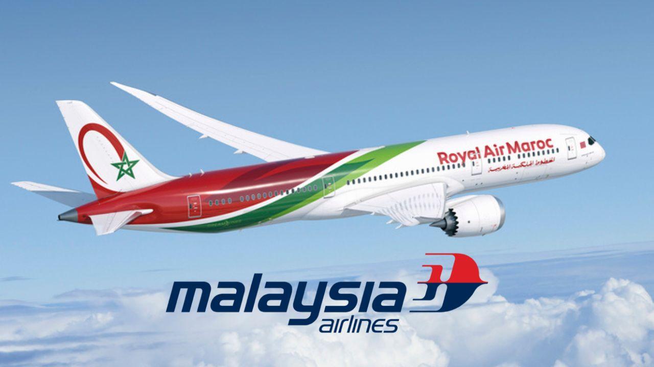 Royal Air Maroc et Malaysia Airlines lancent un accord de partage de codes