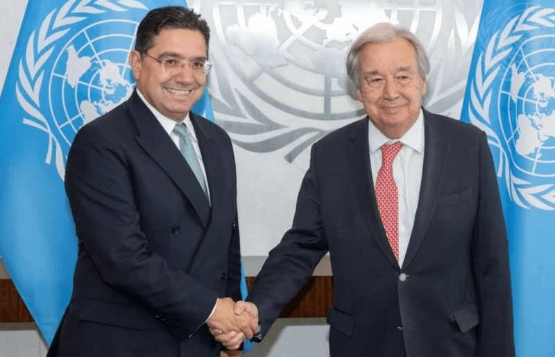 Maroc-ONU : Bourita s’entretient avec le secrétaire général à New York