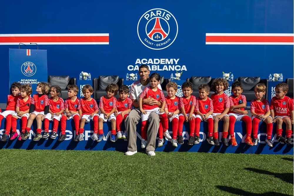 PSG Academy Maroc : le rêve parisien s’invite à Casablanca, Hakimi en tête d’affiche