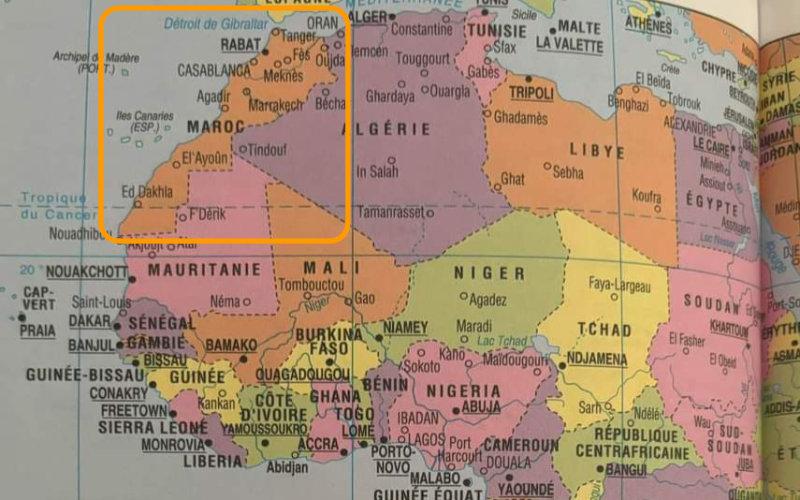 Manuels scolaires français : La carte complète du Maroc désormais intégrée