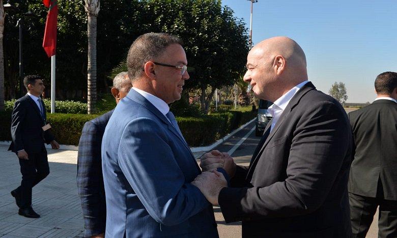Gianni Infantino inaugure le premier bureau régional de la FIFA en Afrique du Nord à Rabat