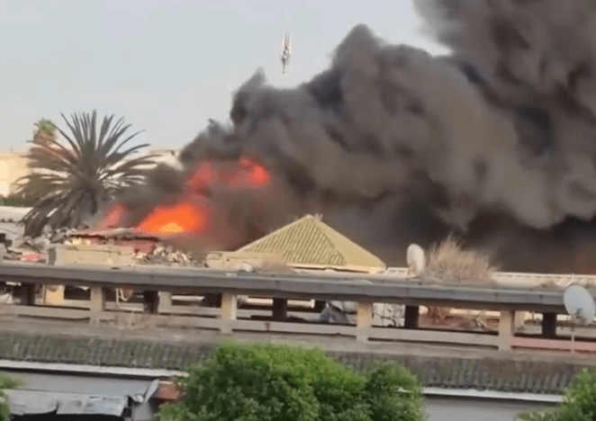 Casablanca : un violent incendie détruit plusieurs commerces au marché Kriaa