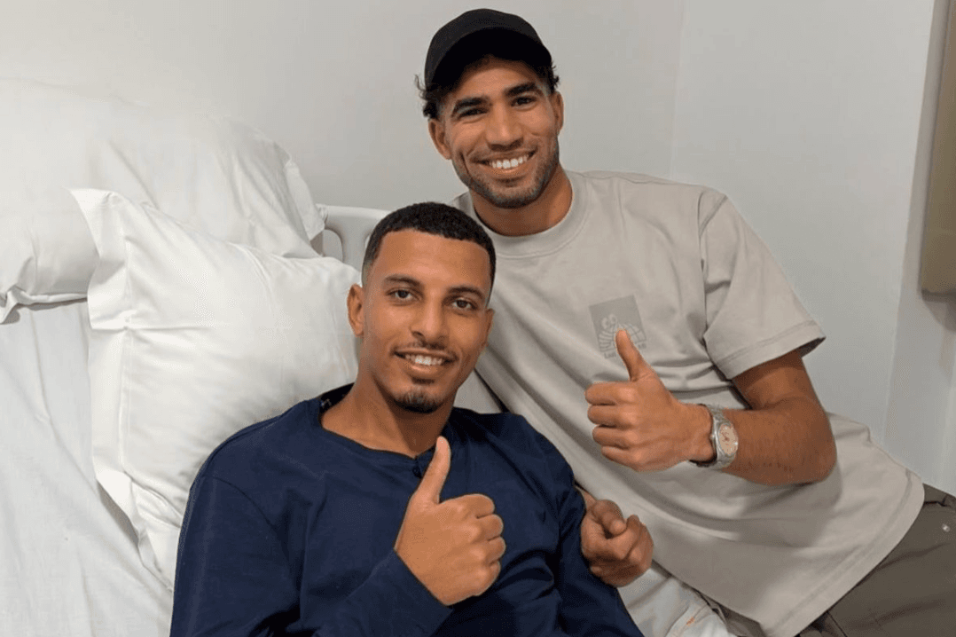 Ounahi : opération réussie, Hakimi premier à son chevet