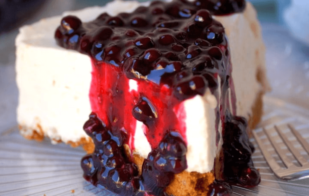 À table avant le ftour : cheesecake aux myrtilles, la touche sucrée sans cuisson