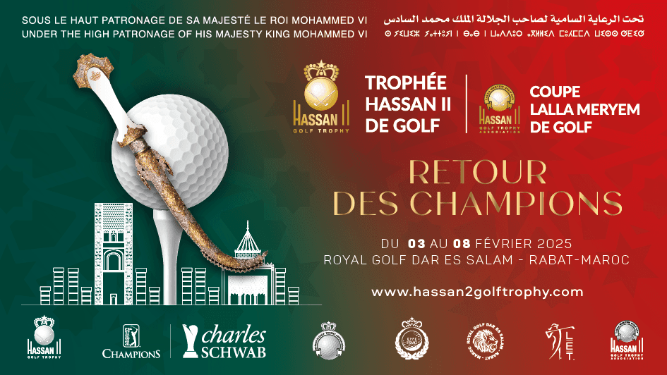 Golf : Le Trophée Hassan II et la Coupe Lalla Meryem de retour à Rabat du 3 au 8 février