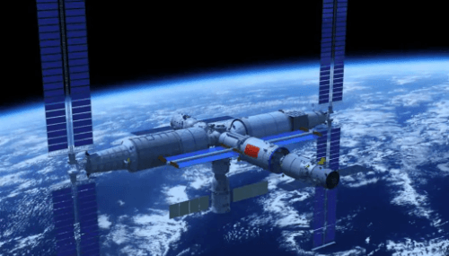 La construction de la station spatiale chinoise, dans sa phase finale