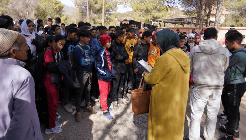 Les élèves d'Al-Haouz reprennent le chemin de l'école à Marrakech après le séisme