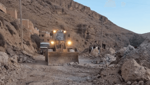 Rétablissement des liaisons routières après le séisme dans la province de Ouarzazate