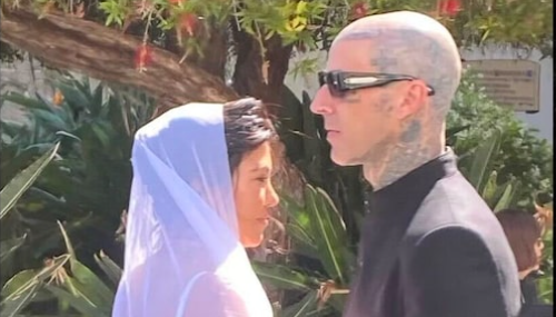 Kourtney Kardashian et Travis Barker se sont mariés officiellement à Santa Barbara