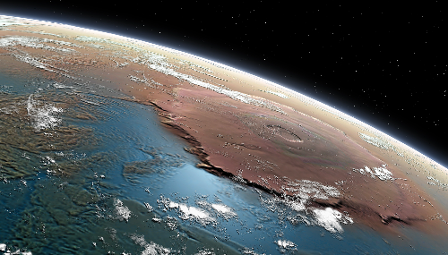 L'eau aurait coulé sur Mars durant 1,3 milliard d’années