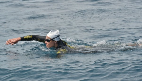 Trois nageurs marocains traversent le Détroit de Gibraltar à la nage en relais